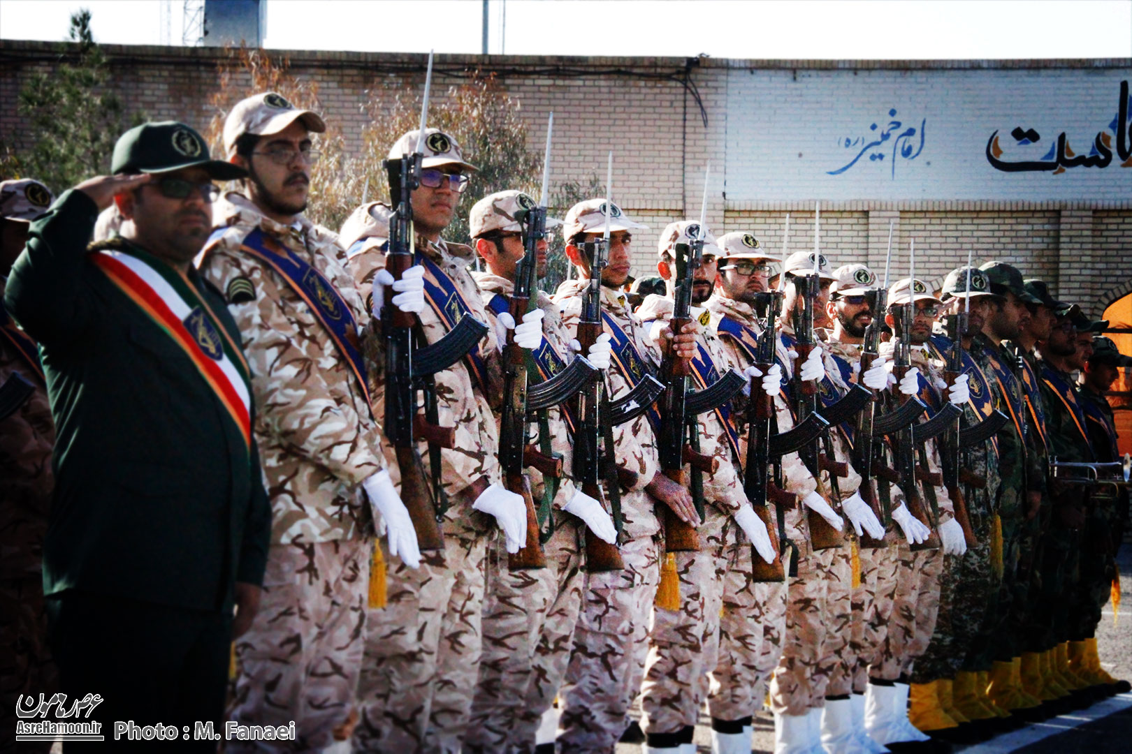 تشییع و تدفین شهید گمنام در سپاه سلمان