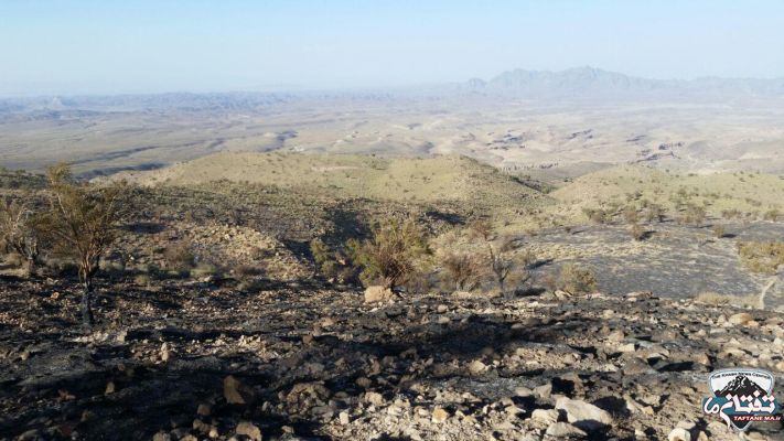 آتش سوزی 100 هکتار از پوشش گیاهی ارتفاعات قله 4050 متری تفتان از نگاه لنز دوربین