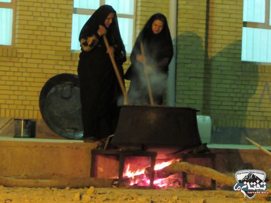 گزارش تصویری/ روشن شدن دیگ های پخت حلیم در خاش