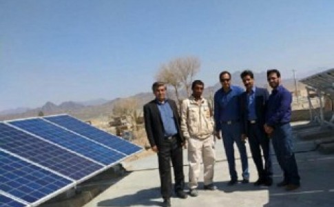 اجرای اولین طرح نیروگاه خورشیدی در میرجاوه/بهرمندی 10 خانوارتحت پوشش از این طرح