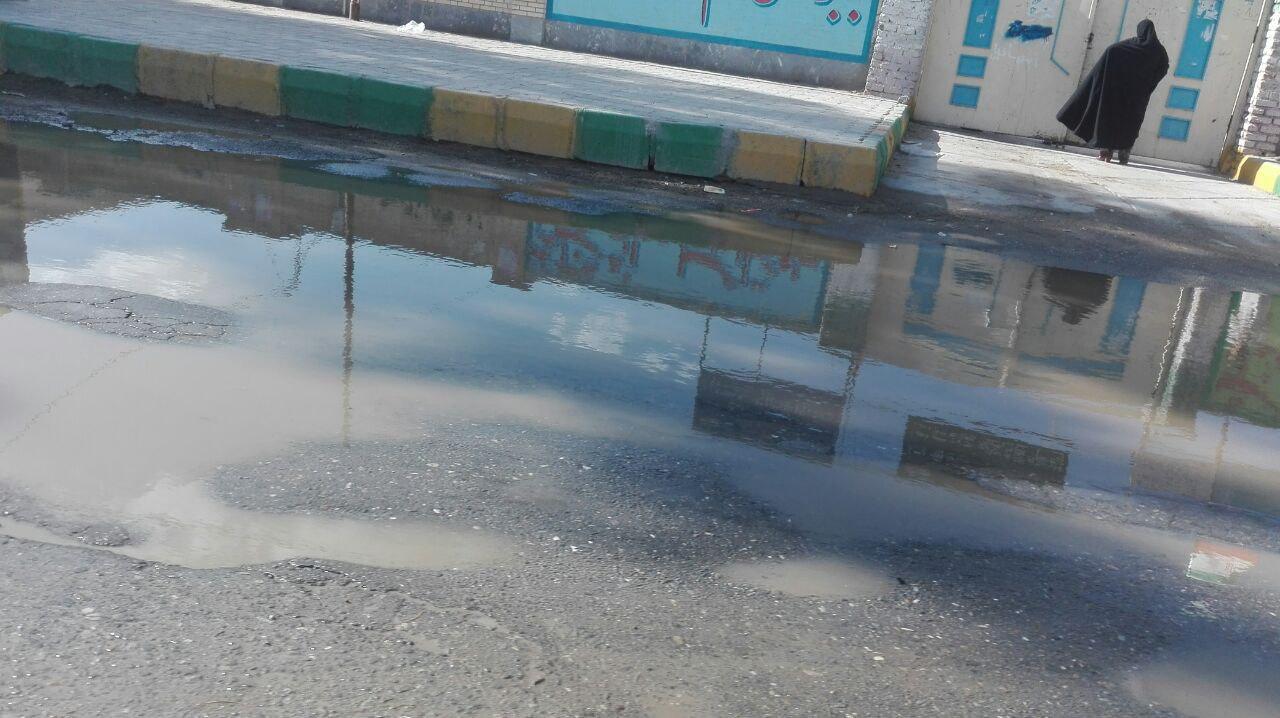 گزارش تصویری/ معرکه آب در خیابان های خاش