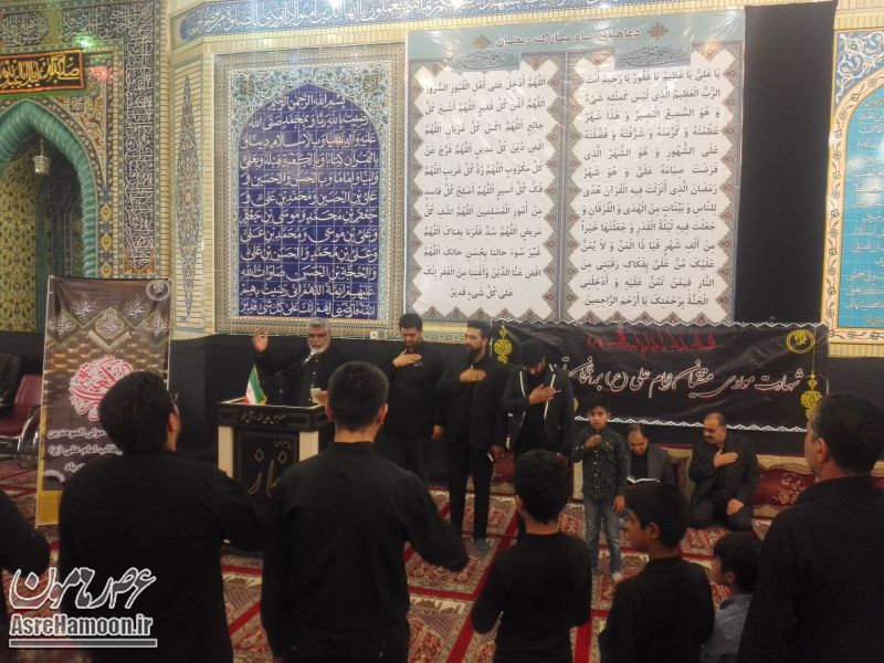 تجمع هیئت های عزادار در مسجد جامع زاهدان