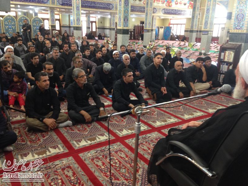 تجمع هیئت های عزادار در مسجد جامع زاهدان