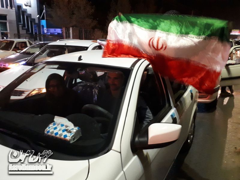 شادی مردم زاهدان پس از مساوی ایران در مقابل پرتغال