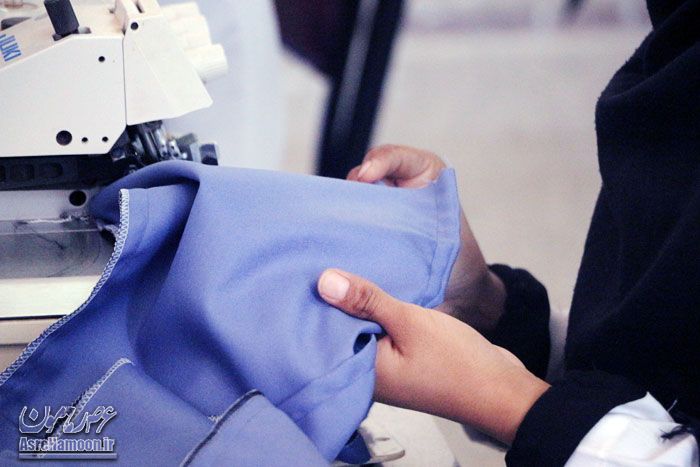 تولید لباس فرم مدارس توسط دانش آموزان در زهک
