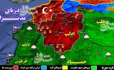 نیروهای «ببر سوریه» به جبهه شمال رسیدند/ نقره داغ شده تروریست‌ها در شمال استان حماه با ۱۲۴ حمله موشکی و توپخانه‌ای + نقشه میدانی