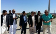 نماینده رئیس جمهور از پروژه های عمرانی در حال ساخت سراوان بازدید کرد