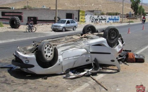 ۱۱کشته و زخمی در اثر واژگونی خودرو ۴۰۵ حامل اتباع بیگانه در مسیر سراوان_گشت