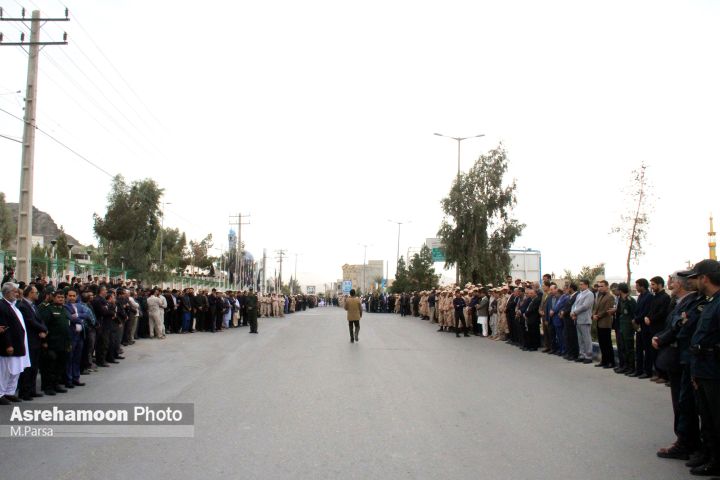 تشییع و تدفین شهید مدافع وطن 