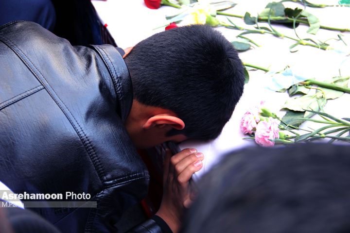 وداع با پیکر جانباز شهید کیخا در زاهدان
