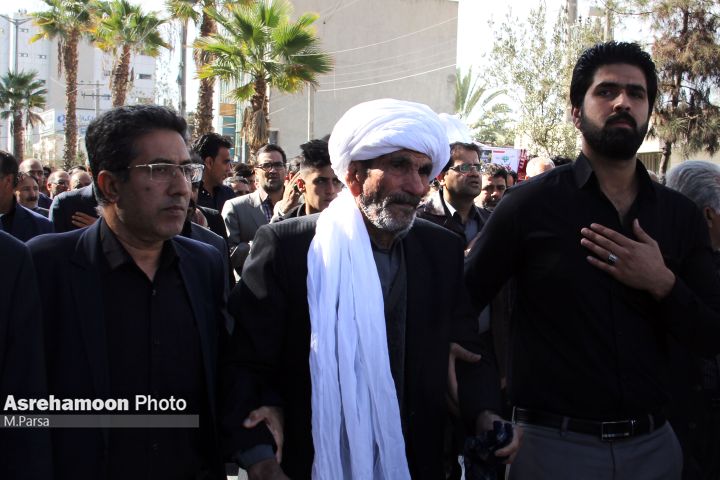 تشییع پیکر جانباز شهید کیخا در زاهدان