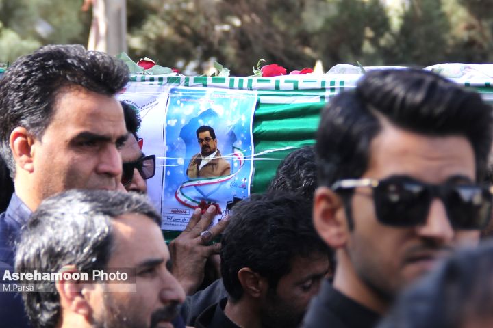 تشییع پیکر جانباز شهید کیخا در زاهدان