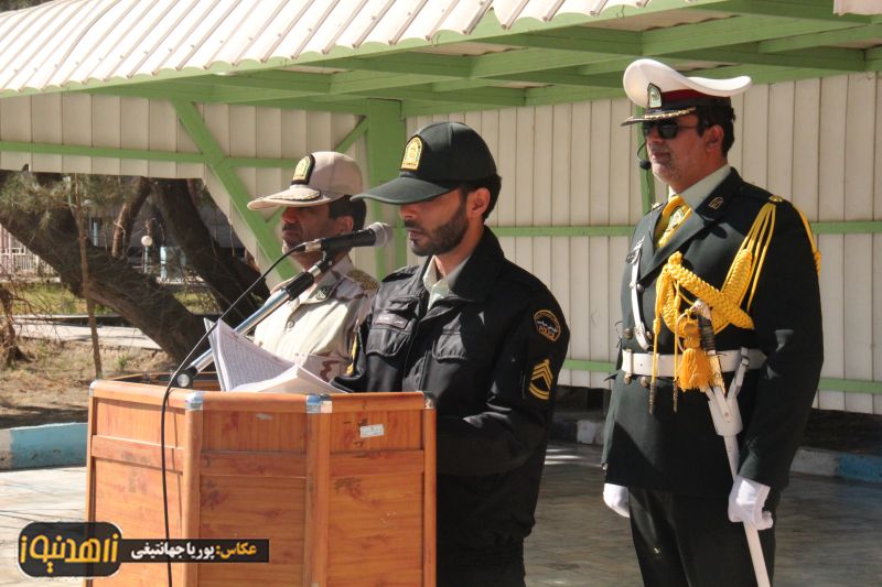 صبحگاه همراه با رونمایی از تجهیزات جدید در انتظامی سیستان و بلوچستان برگزار شد