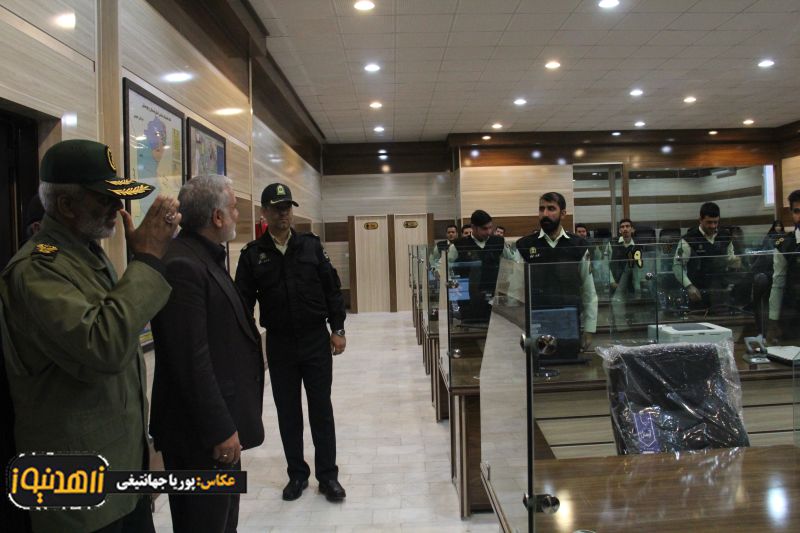 مرکز تجمیع فوریتهای 110 در فرماندهی انتظامی افتتاح شد