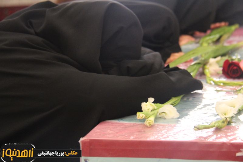 گزارش تصویری/اقامه نماز، تشییع و خاکسپاری سه شهید گمنام در زاهدانq
