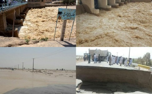 یک روستا تخلیه و 7 روستای هیرمند در معرض خطر است/ جاده دوست محمد به زابل تخریب شد