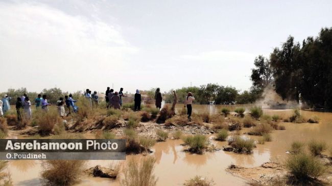 آخرین وضعیت سیلاب در منطقه سیستان