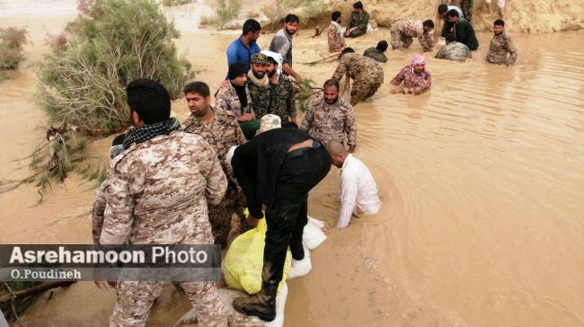 آخرین وضعیت سیلاب در منطقه سیستان