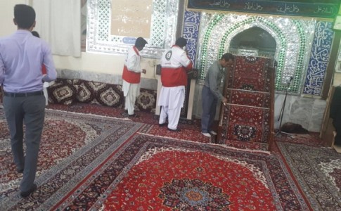 برگزاری آئین غبار روبی مساجد شهرستان میرجاوه