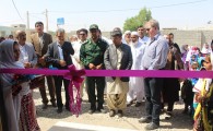 افتتاح مدرسه چهارکلاسه در روستای کریم اباد ایرانشهر