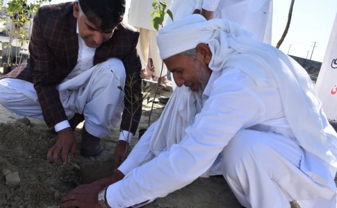 درختکاری مردمی بمناسبت آغاز به‌ کار نهضت ملی نهال‌کاری در زرآباد کنارک