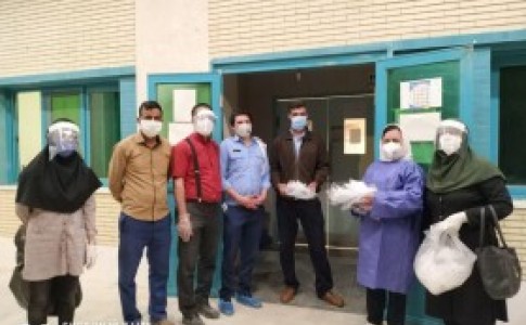 اهداء 700 ماسک تنفسی به پرسنل بیمارستان امیرالمومنین(ع) زابل