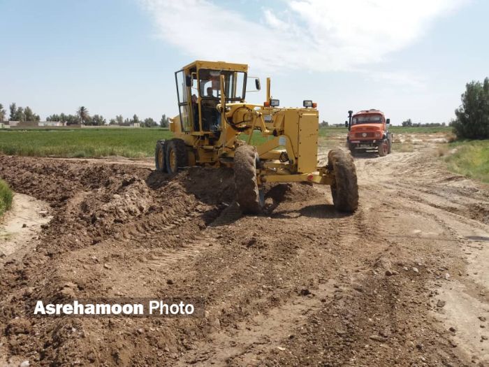 گزارش تصویری/اجرای طرح ابرار در محور روستایی شریف-قزاق زهک