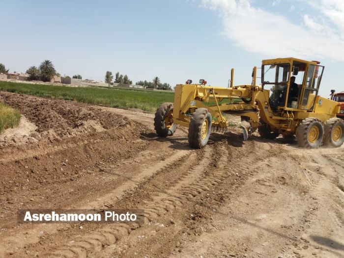 گزارش تصویری/اجرای طرح ابرار در محور روستایی شریف-قزاق زهک