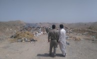پایش وضعیت زیست محیطی ایرانشهر در بازدید از سایت زباله