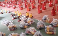 80 بسته غذایی میان نیازمندان بم پشتی توزیع شد