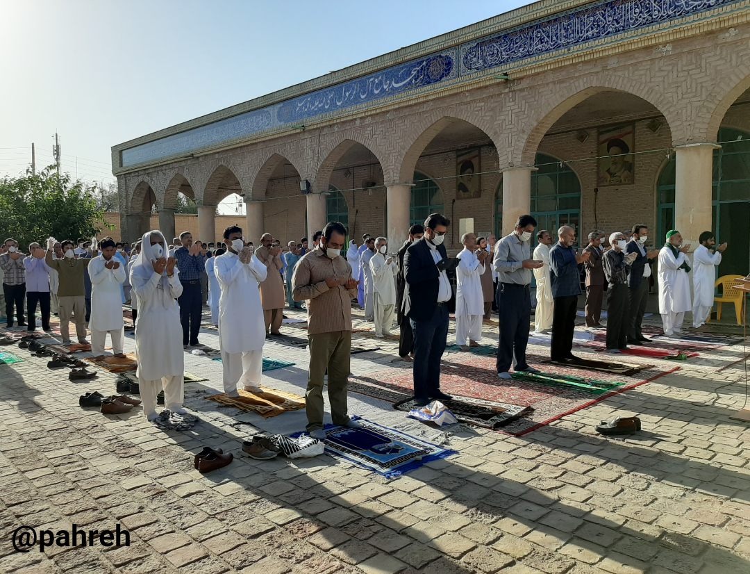 برگزاری نماز باشکوه عید سعید فطر در ایرانشهر