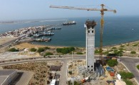 شکوفایی پروژه های عمرانی در بندر چابهار/ بلندترین برج کنترل ترافیک دریایی کشور به پیشرفت 44 درصدی رسید