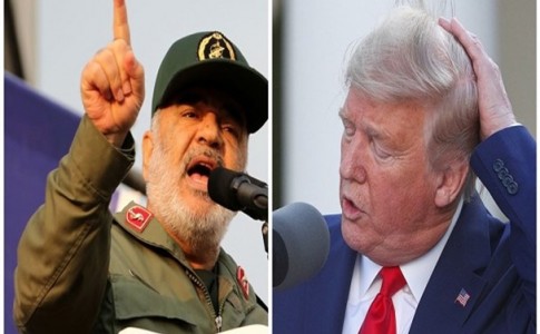 روزنامه صهیونیستی: سردار سلامی با وعده انتقام گفت که آمریکا منزوی و رو به زوال است