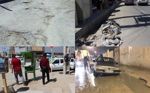 تلاش دستگاه های خدمات رسان مردم را نقره داغ کرد/ گلایه شهروندان زاهدانی از معابر چهل تکه شهر