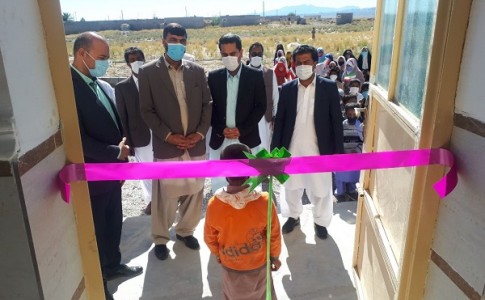 افتتاح مدرسه 3 کلاسه خیرساز در مناطق محروم شهرستان میرجاوه