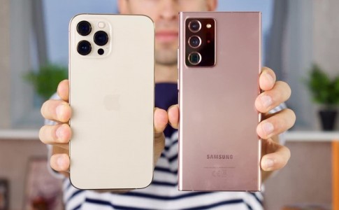 مقایسه گوشی های iPhone 12 Pro Max و Galaxy Note 20 Ultra؛ افزایش رقابت در نبرد بی پایان