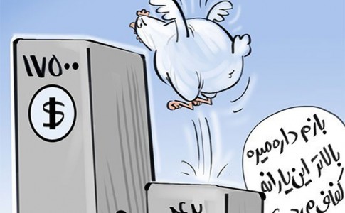 کاریکاتور/ مرغ هم مثل گوشت از سفره می‌پرد?!