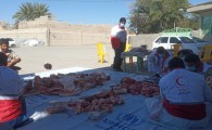 توزیع 300 کیلوگرم گوشت گرم بین نیازمندان ایرانشهری