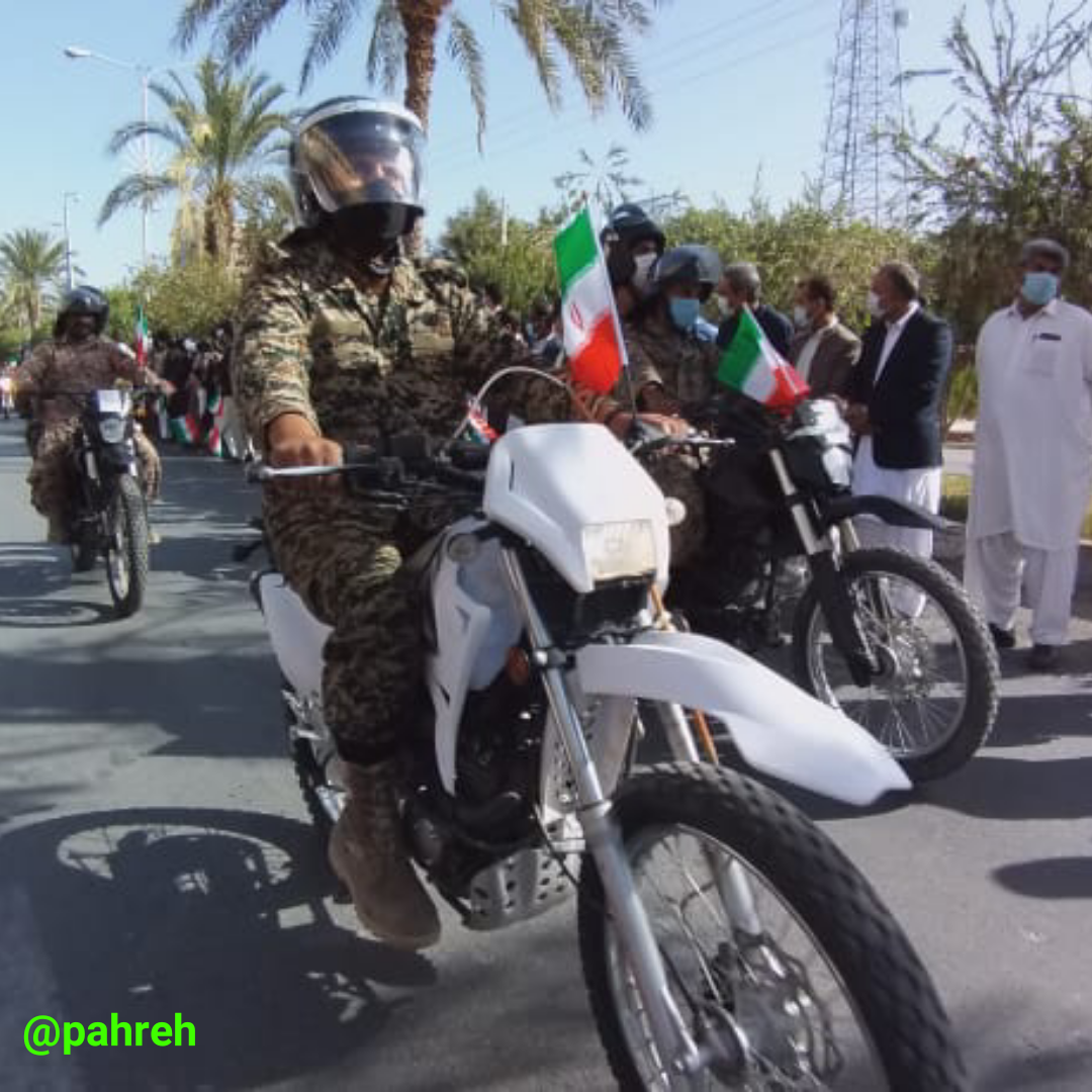 رژه موتوری و خودرویی تاریخی و ماندگار 22 بهمن در ایرانشهر