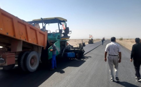 عملیات اجرایی ساخت ۵ کیلومتر دیگر از قطعه ۵ بزرگراه زابل زاهدان به پایان رسید