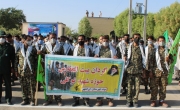 تجمع بزرگ بسیجیان با عنوان حماسه شکوه مقاومت در ایرانشهر