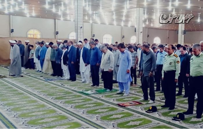 اقامه نماز عید قربان در زهک