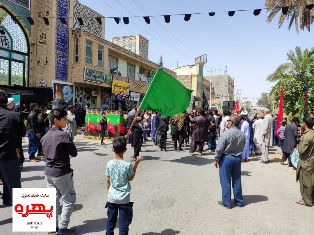 مراسم عزاداری روز تاسوعای حسینی (ع) در ایرانشهر برگزار شد
