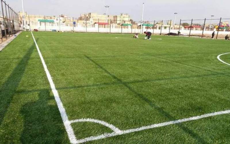 بهره برداری از ۳۱۰ زمین چمن مصنوعی مینی فوتبال در روستا‌های سیستان وبلوچستان