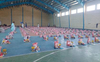 توزیع ۸۰۰ بسته معیشتی توسط سپاه شهرستان نیک‌شهر