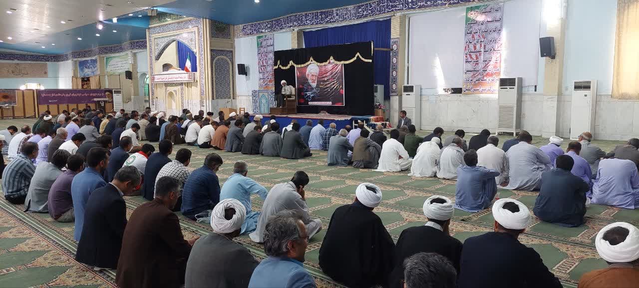 برگزاری مراسم گرامیداشت شهید آیت‌الله سلیمانی در شهرستان زابل