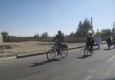 تیم دوچرخه سواری "پیام آوران غدیر" مسیر هیرمند تا مشهد مقدس را رکاب می زند