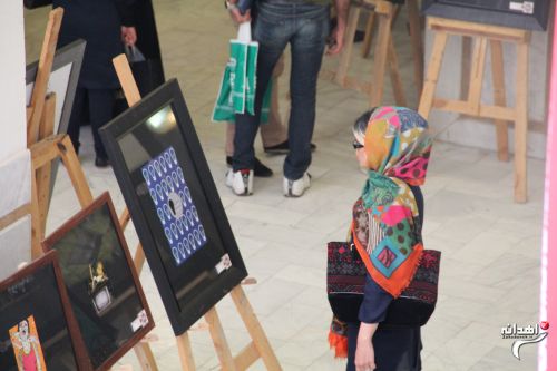 افتتاح نمایشگاه هنرهای تجسمی در زاهدان / تصاویر