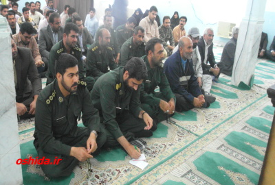 برگزاری  مراسم روز پاسدار در ناحیه مقاومت بسیج سپاه زابل