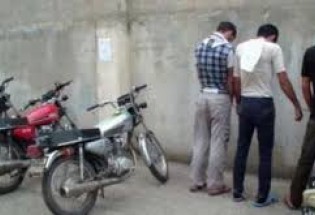 باند سرقت موتورسیکلت در زاهدان متلاشی شد